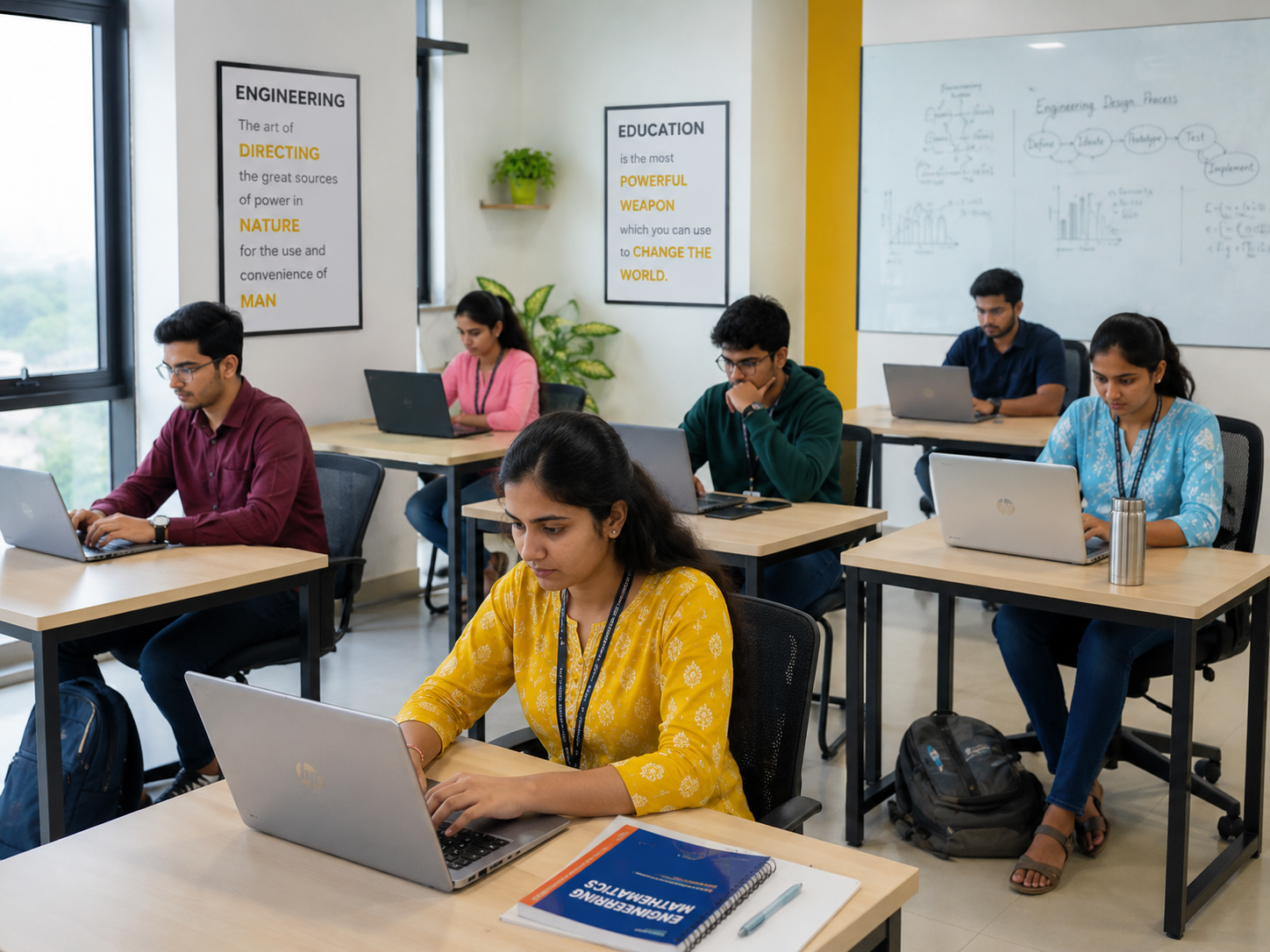 College students attending a MiindKraft session